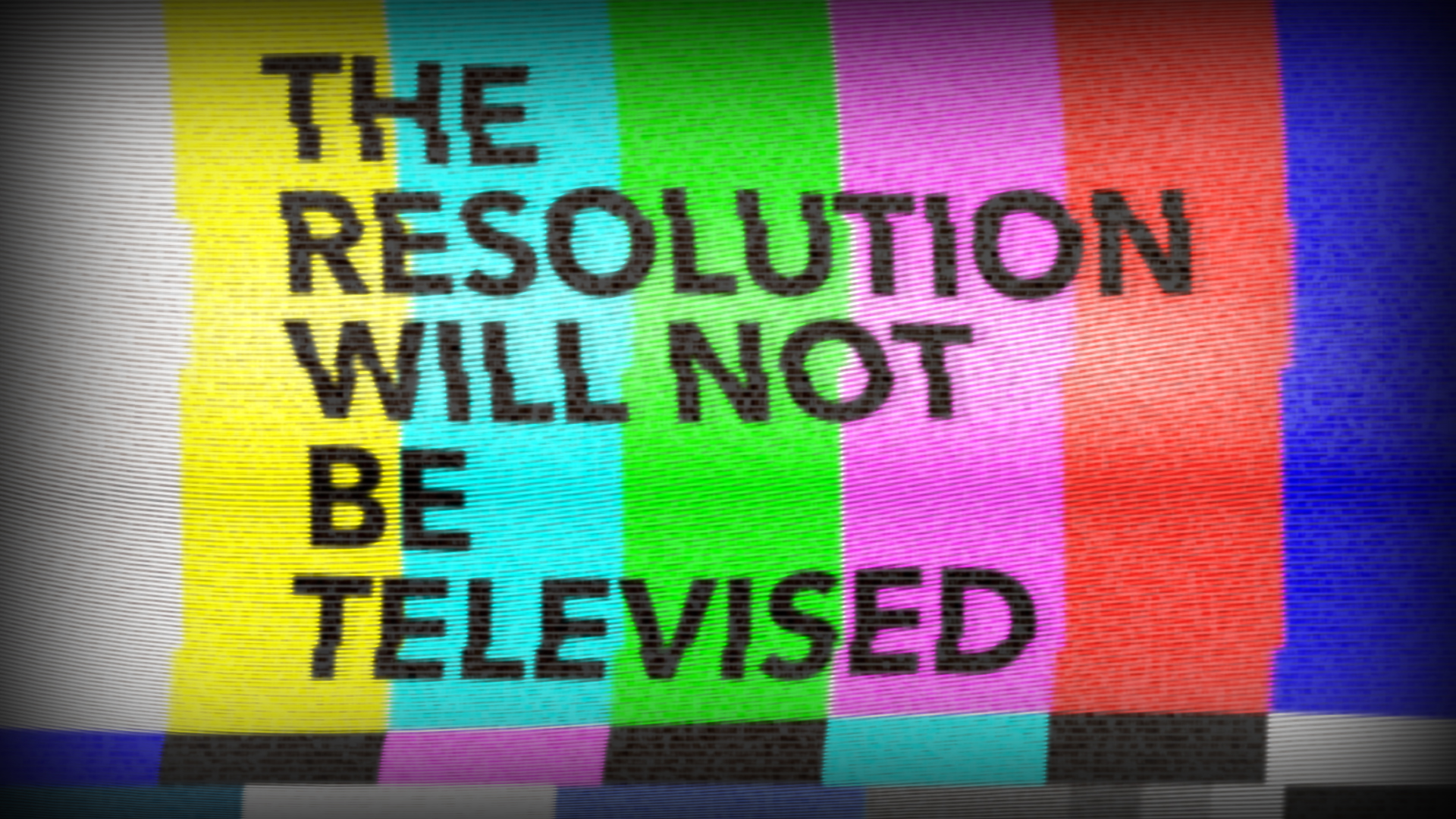 The Revolution Will Not Be Televised - McSweeney