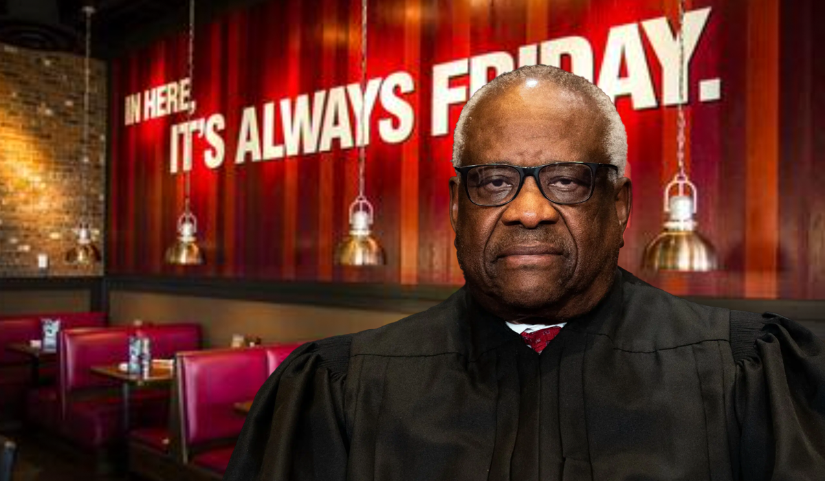 Clarence Thomas Offers an Originalist Reading of the TGI Fridays Menu - McSweeney’s Internet Tendency