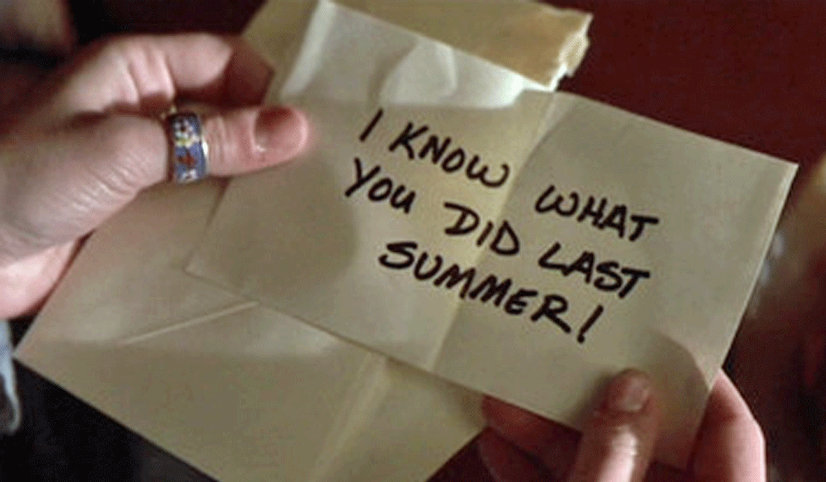 Annual Reminders from the Killer in I Know What You Did Last Summer ...